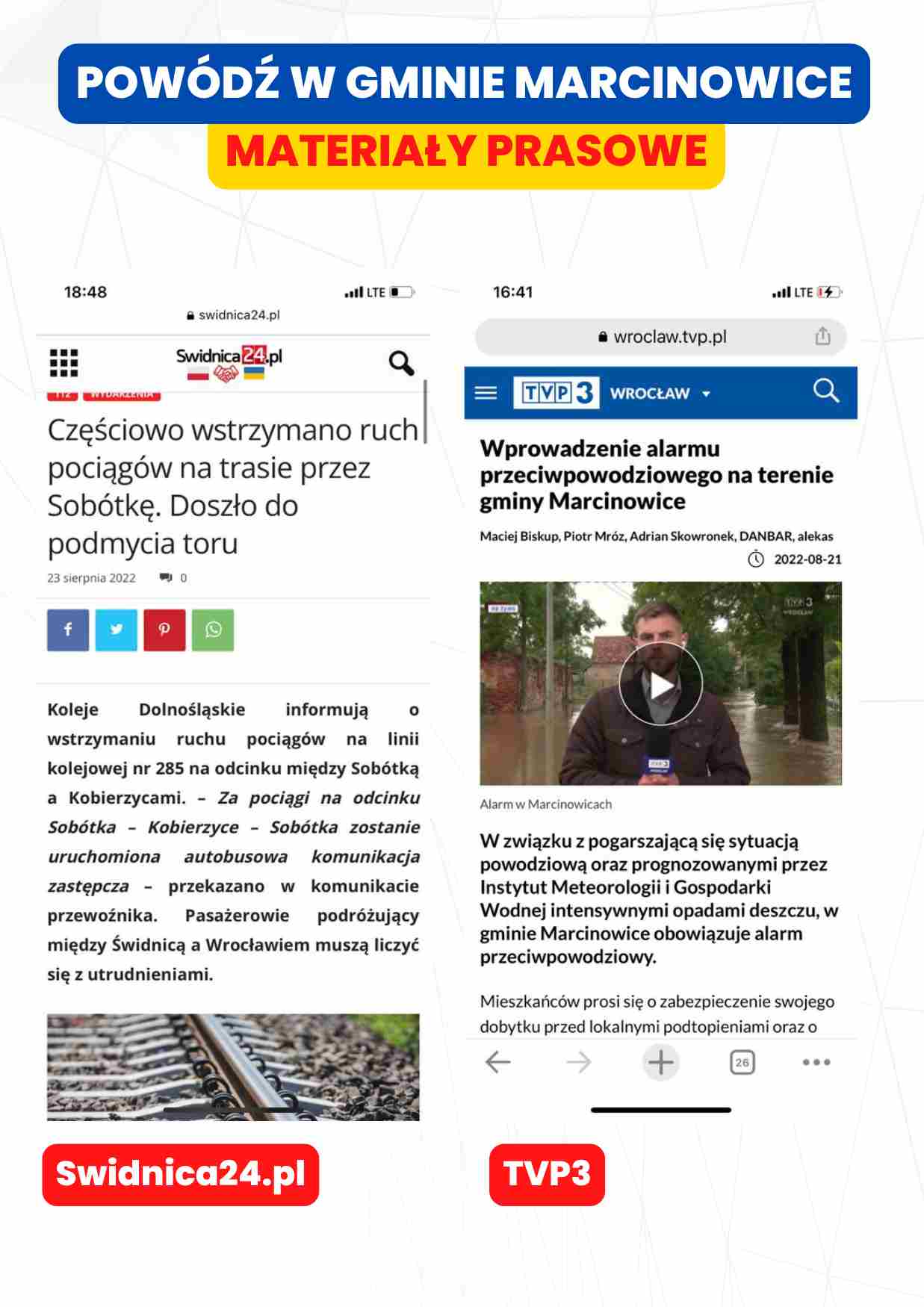 Materiał prasowy: Świdnica24.pl i TVP3 Wrocław